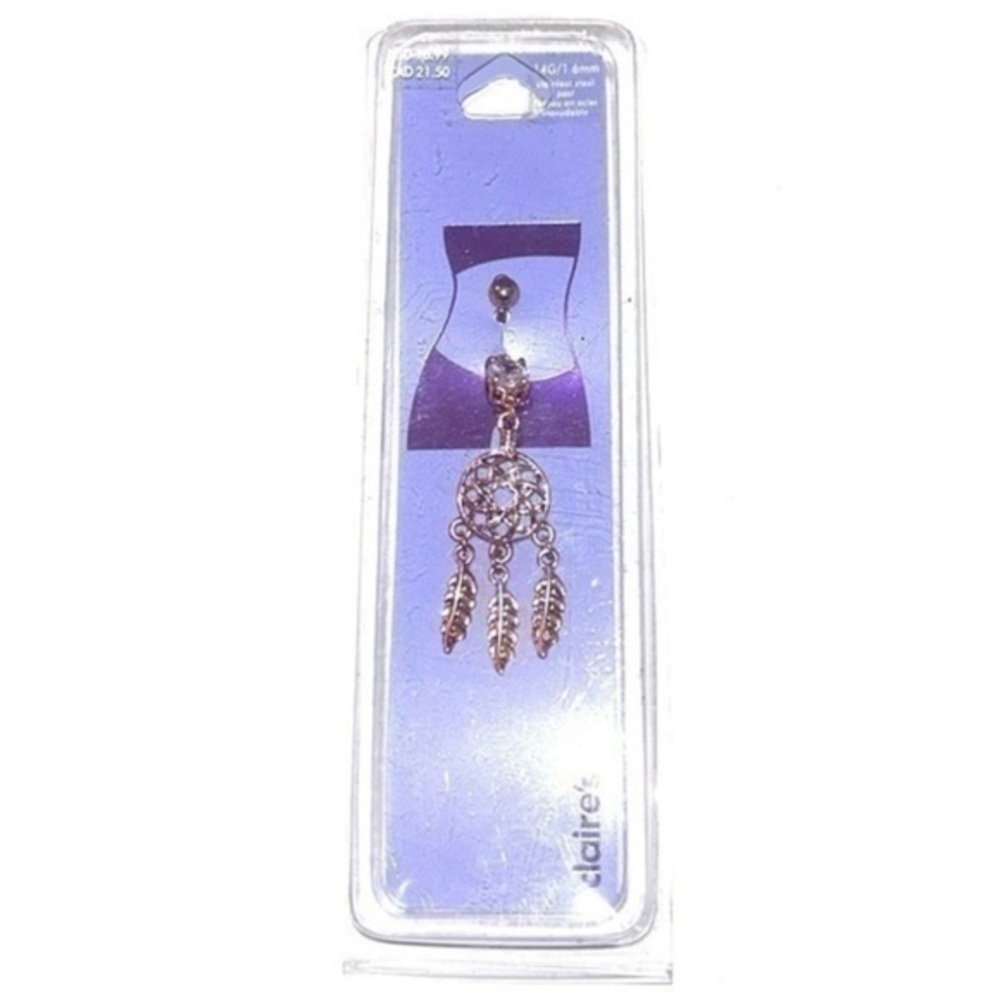 5 for $25 🌙 Claire’s Dreamcatcher Dangle Bellybutton Ring